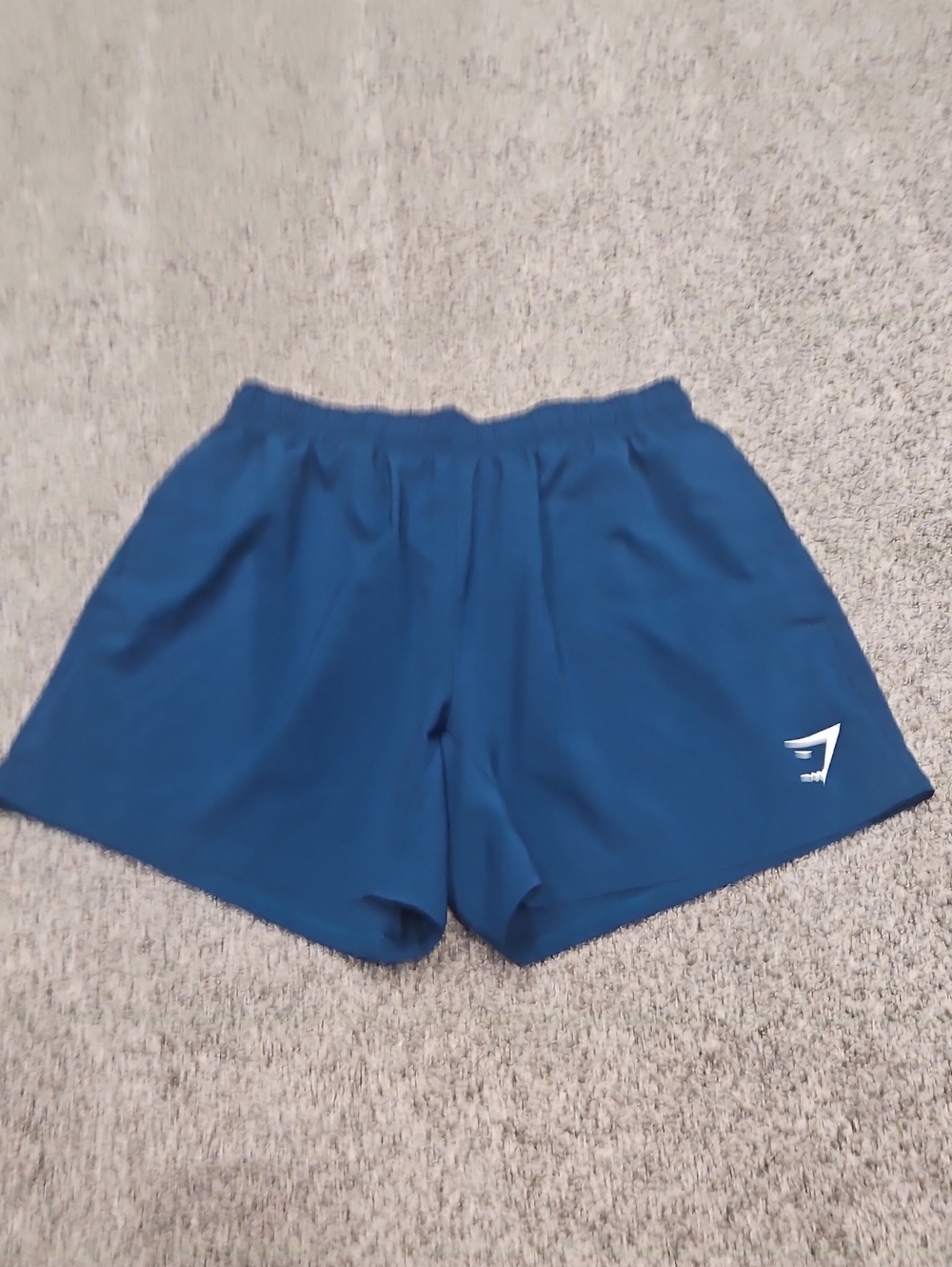Gymshark Women's Navy Blue Athletic Shorts